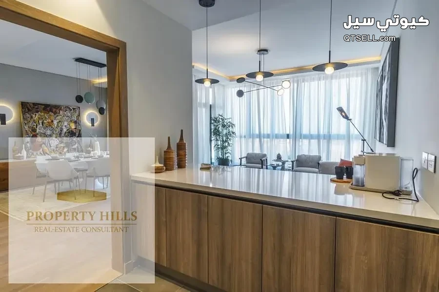 شقة متشطبة بالكامل للبيع بأقل مقدم و اطول فترة سداد من واتر واى - 3