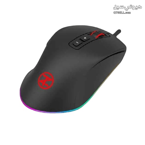 ماوس تكنو زون V68 RGB تصميم عصري و إضاءة RGB